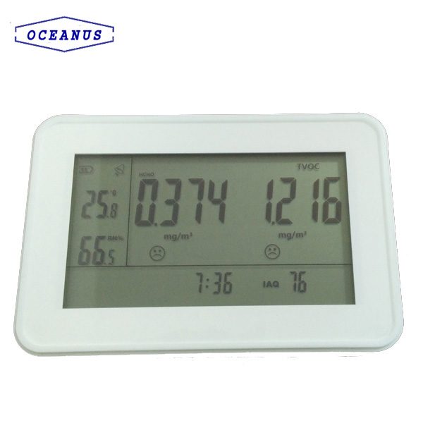 Desktop multi-function indoor air quality detector