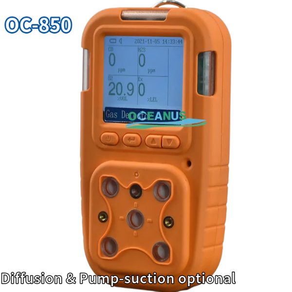 5 in 1 Portable Pump-function Multi Gas Detector