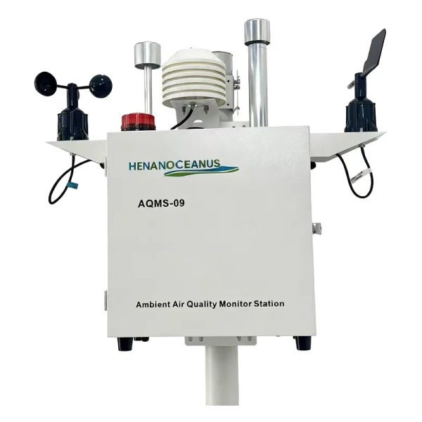 Комплексный монитор атмосферной среды AQMS-09 с электрохимическими и лазерными сенсорами, измерение ЛОС, общей взвешенной пыли, давления и влажности, для промышленных парков