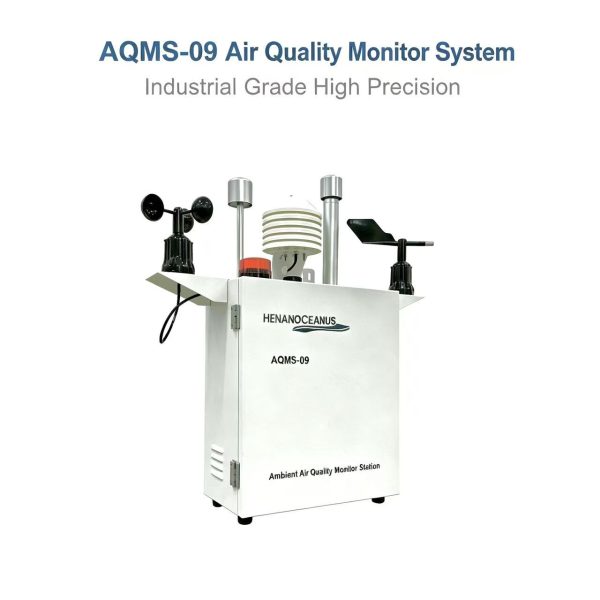 AQMS-09 Air Quality Monitoring Station for Monitoring the air Pollution NO2 SO2 O3 CO H2S VOC PM2.5 PM10