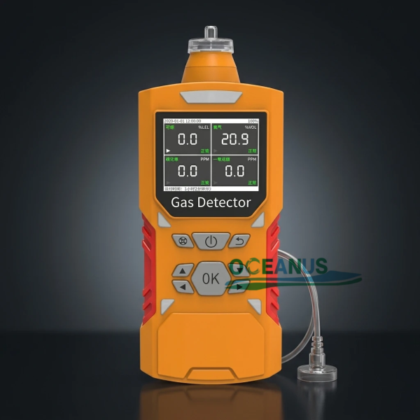 Pump-type OC-901Toxic Gas Detector CO2 TVOC Combustible Gas Tester 4000mAh Long Battery for Wastewater Treatment Plant Detection