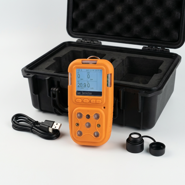 OC-850 Handheld Multi Gas Detector With CO2 Sensor Dual Sampling Mode Sound Light Vibration Alarm for Workplace Gas Leak Test