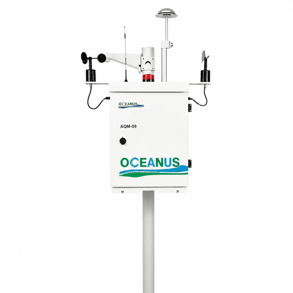 Solar Optional AQM-09 Ambient Air Quality Monitor PM2.5 PM10 TSP with 24h Monitoring for Hydropower Project Industrial Area