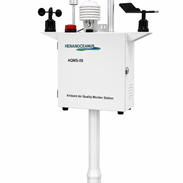 AQMS-09 Off‑grid Working Ambient Air Quality Monitor System