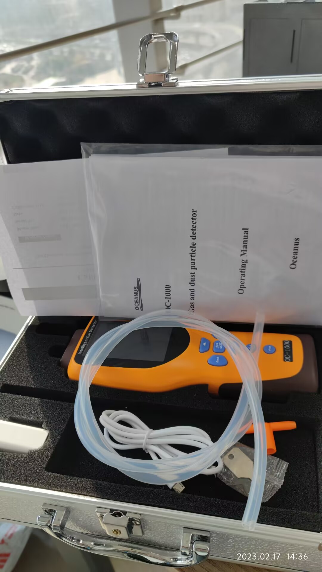 OC-1000 Handheld 5 gas detector 5-in-1 multi gas leak detector H2S/CO/CO2/VOC/Dust Can be Connected to a Bluetooth and Printer - Image 5