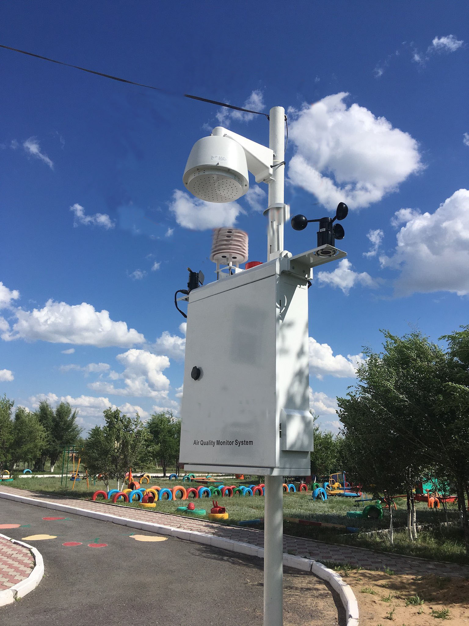 OC-9200 Outdoor Dust Monitor PM2.5 PM10 TSP Noise IP55 Pump Suction 4G Cloud Transmission Construction & Industrial Dust Monitoring Use - Image 2