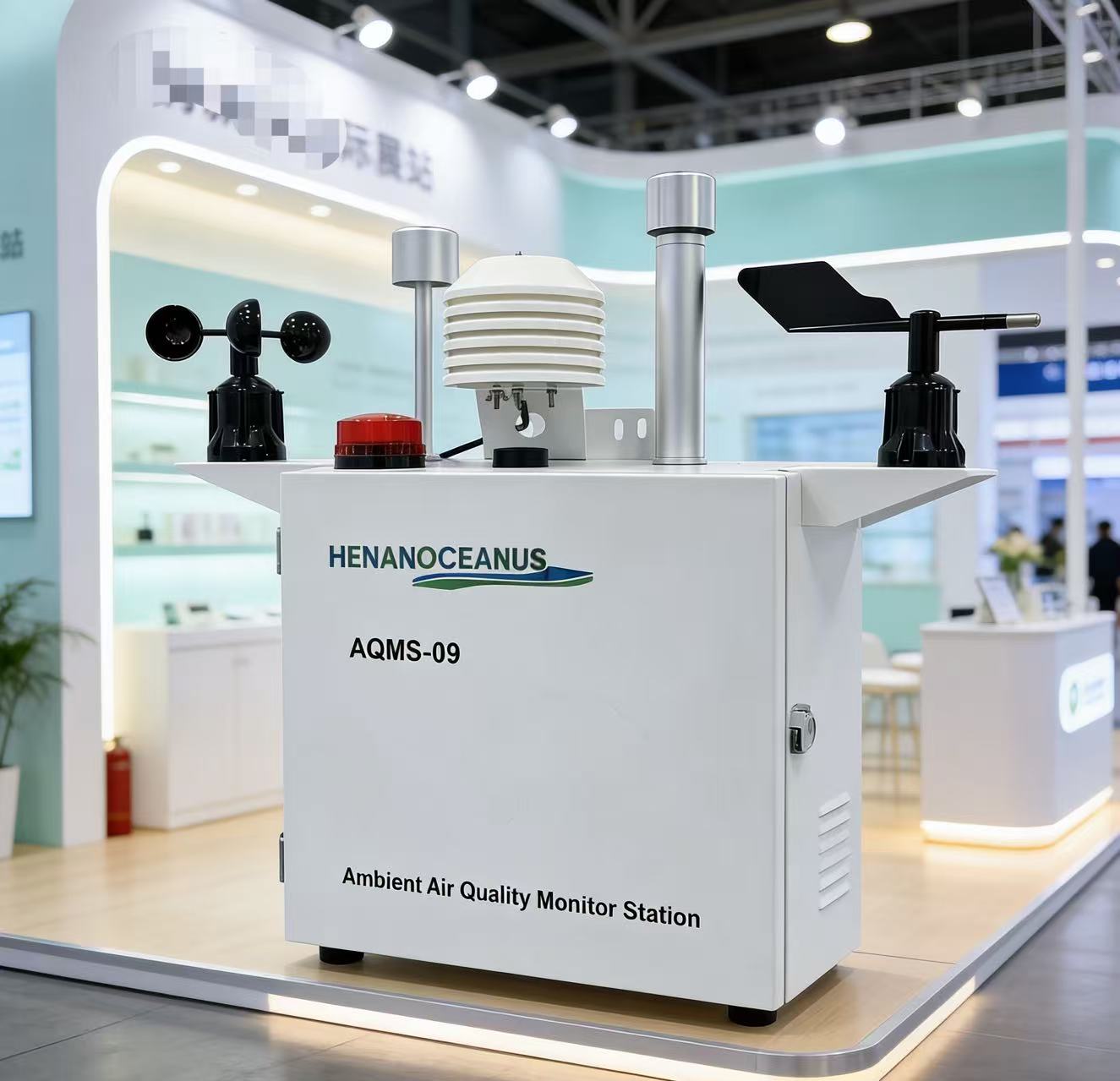 Russian version AQMS-09 All-in-one Ambient Air Quality Station for Urban Road Park Air Assessment - Image 3