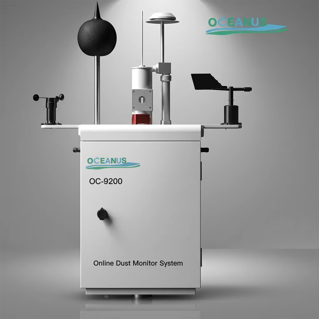 OC-9200 Online Dust Monitor System Pump Suction Laser Scattering 4G Cloud Upload Construction Site Monitoring - Image 3