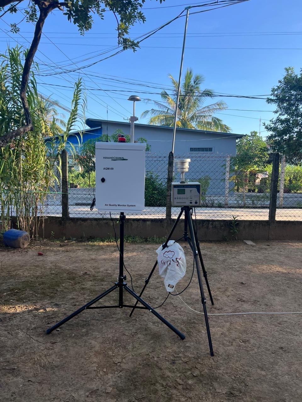 AQMS-09 air Quality Monitor Wind Speed/Directionfor Construction Site 99% High Data Transmission Rate - Image 4