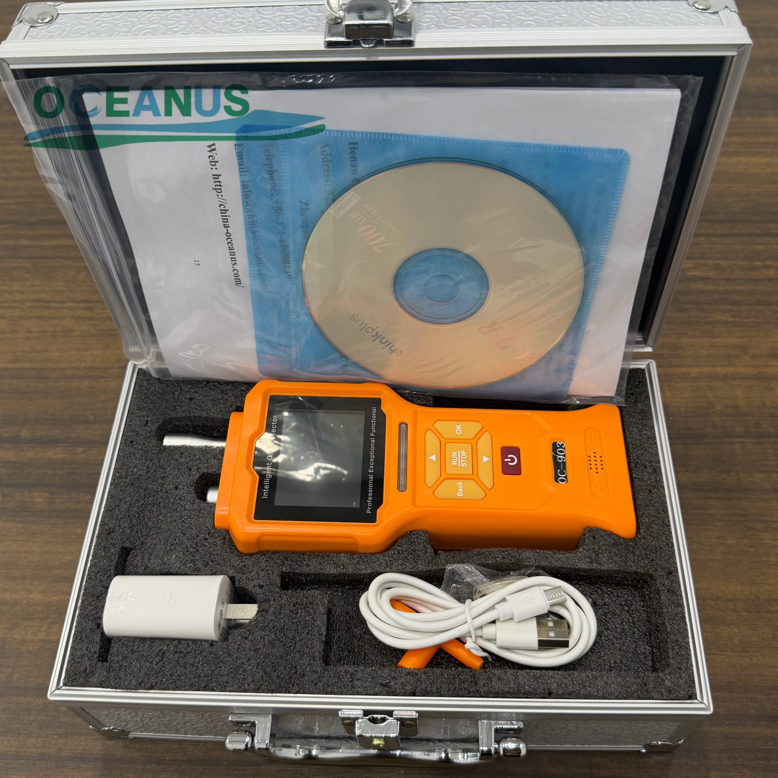 OC-903 Portable Helium Gas Analyzer | High Precision Helium He Detector - Image 3