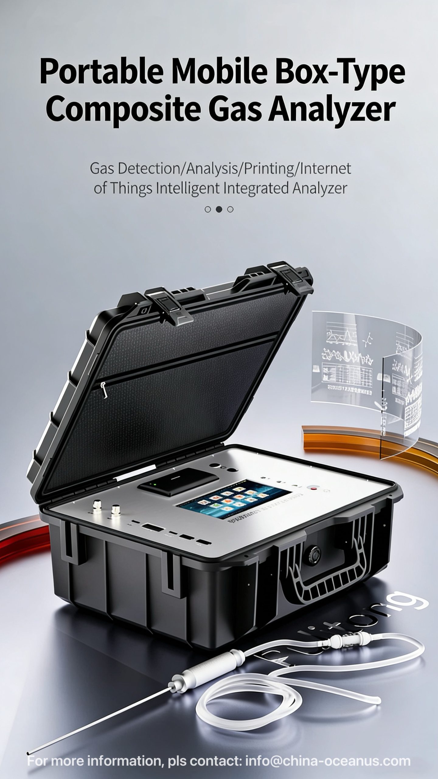 OC-2400S Explosion-proof Suitcase Multi Gas Detector - Image 4