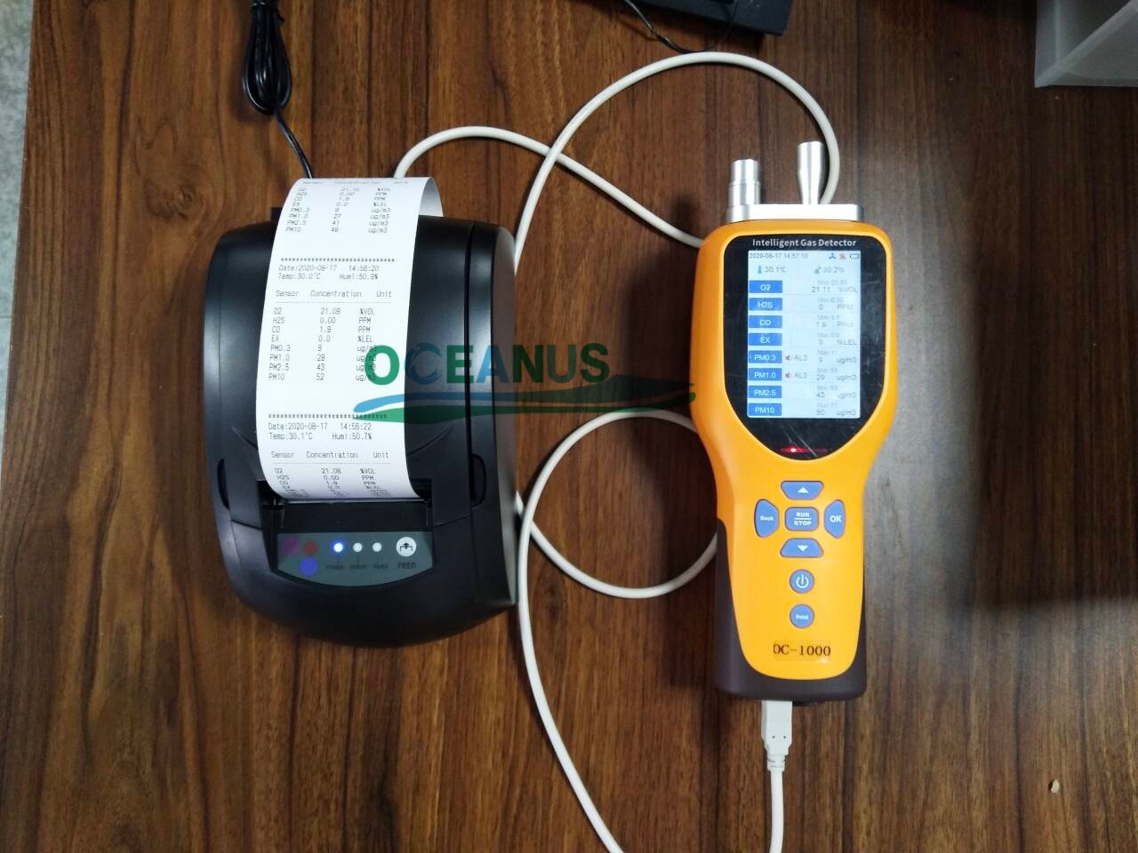 OC-1000 Portable C2H4 CO2 O3 Gas Detector for Fruit Vegetable Cold Storage Freshness Monitoring - Image 4