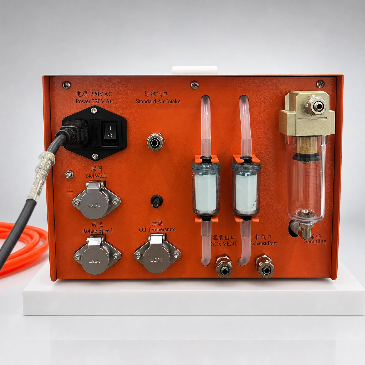 OC-501 Automobile Exhaust Gas Analyzer HC CO CO2 O2 NO for Vehicle Emission Test - Image 4