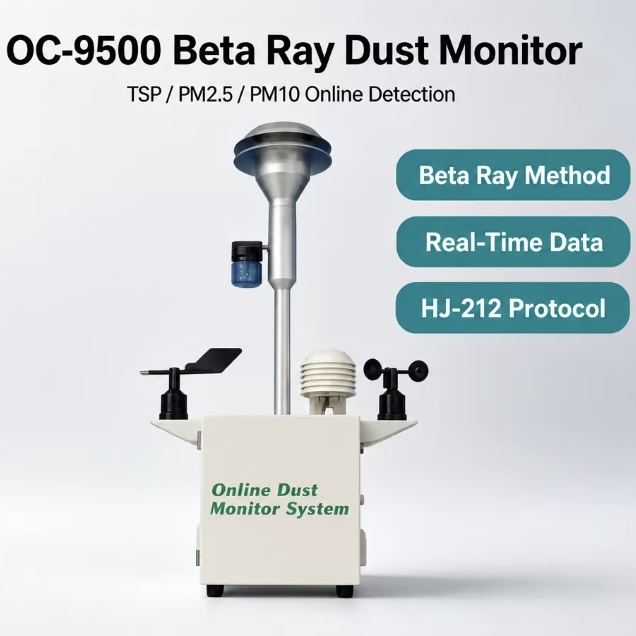 OC-9500 Online Dust Monitoring System for Mine Port Stockyard Construction Emission - Image 2