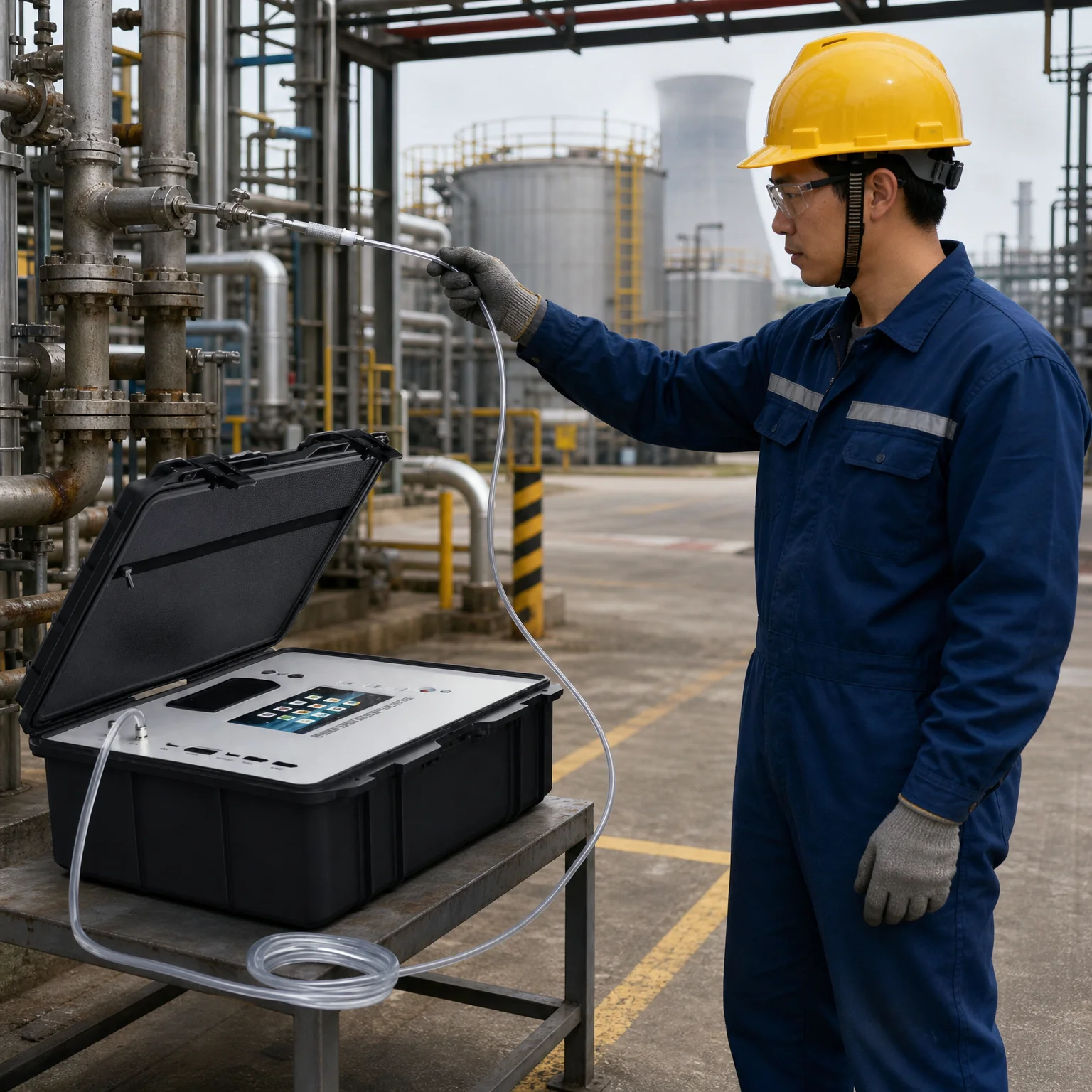 OC‑2400S Multi Portable Gas Analyzer, Suitcase‑style On‑site Gas Monitoring Detector - Image 2